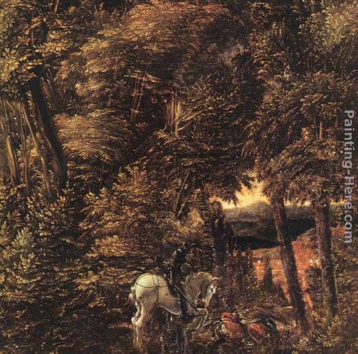 Saint George In The Forest painting - Denys van Alsloot Saint George In The Forest art painting
